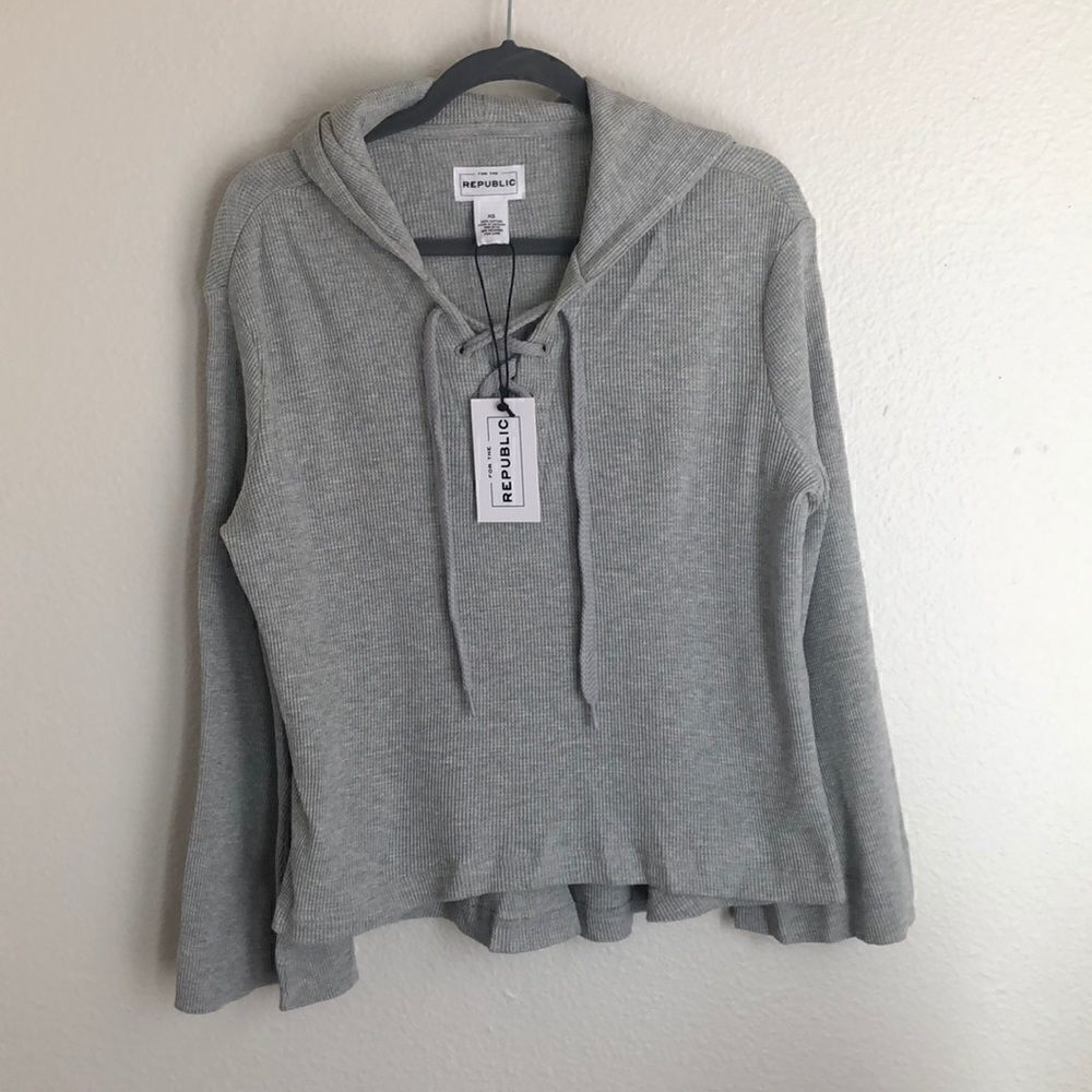 NWT For The Republic Thermal Hoodie -XS